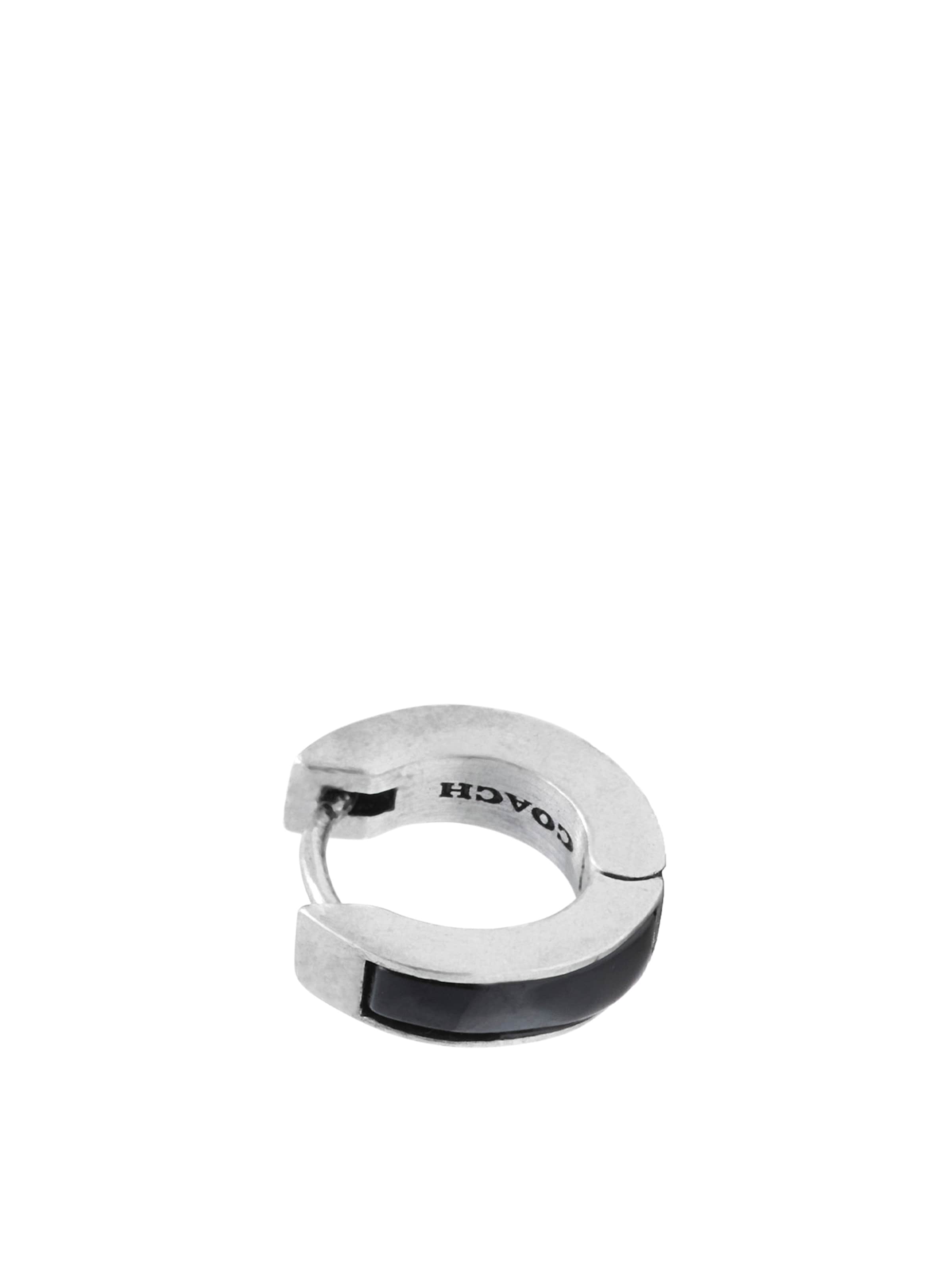 COACH Серьги 'Huggie' в Серебристый