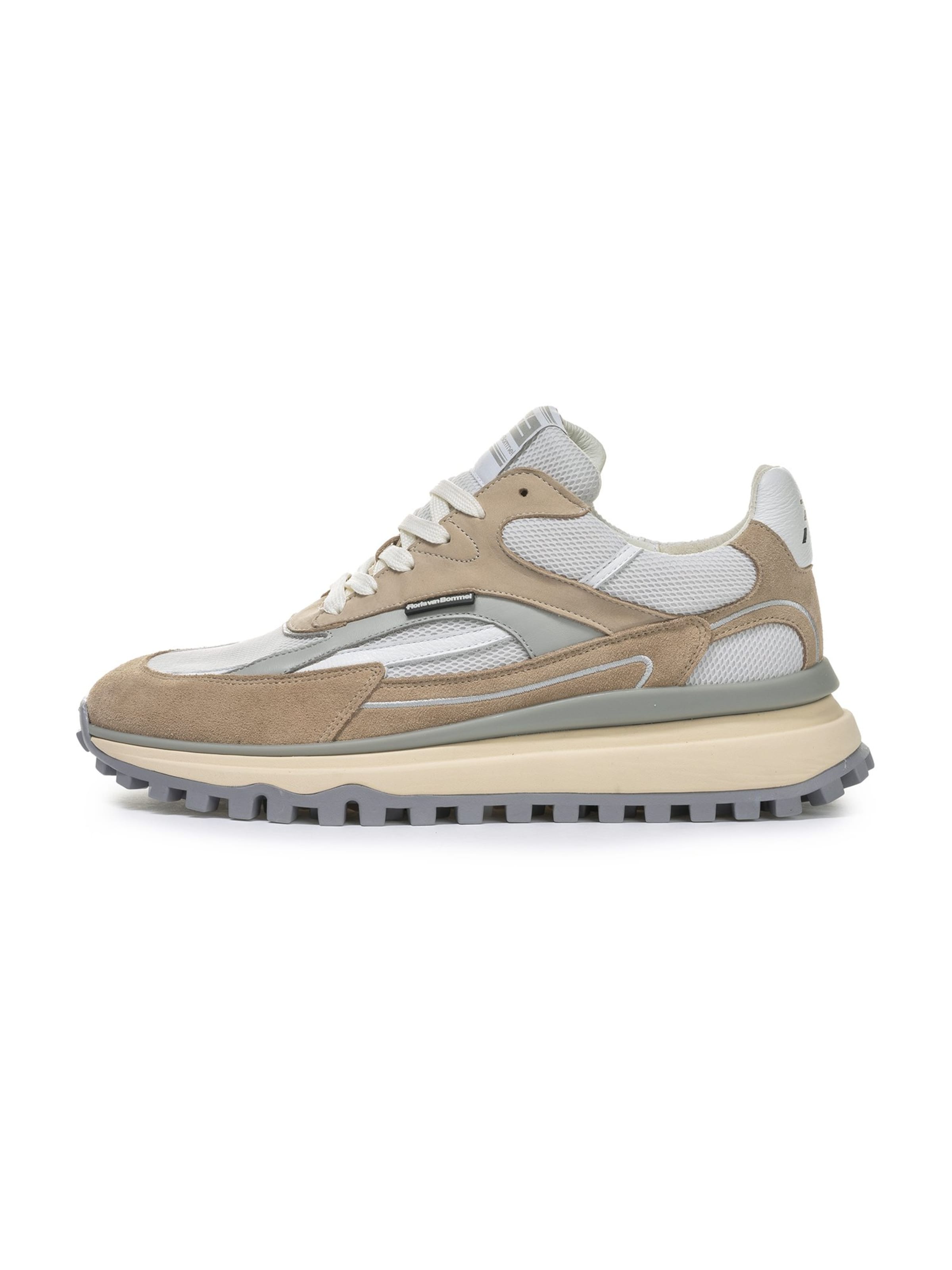 Sneaker bassa 'DE GRIPPER 02' di Floris van Bommel in beige: frontale