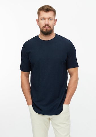 T-Shirt s.Oliver Men Tall Sizes en bleu : devant