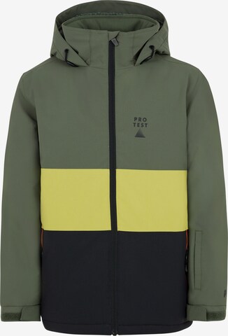 PROTEST Athletic Jacket 'SKIMMER' in Green: front