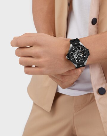 Philipp Plein Uhr 'Skeleton Royal' in Schwarz