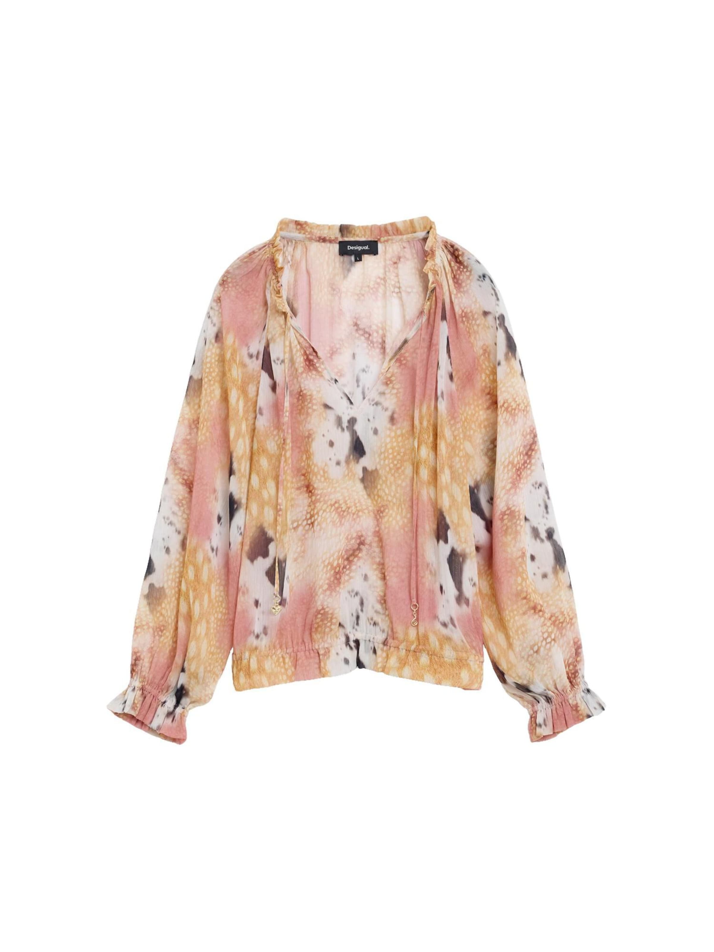 Chemisier Desigual en mélange de couleurs : devant