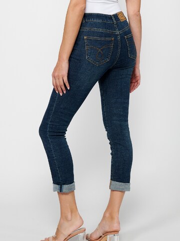 Coupe slim Jean KOROSHI en bleu