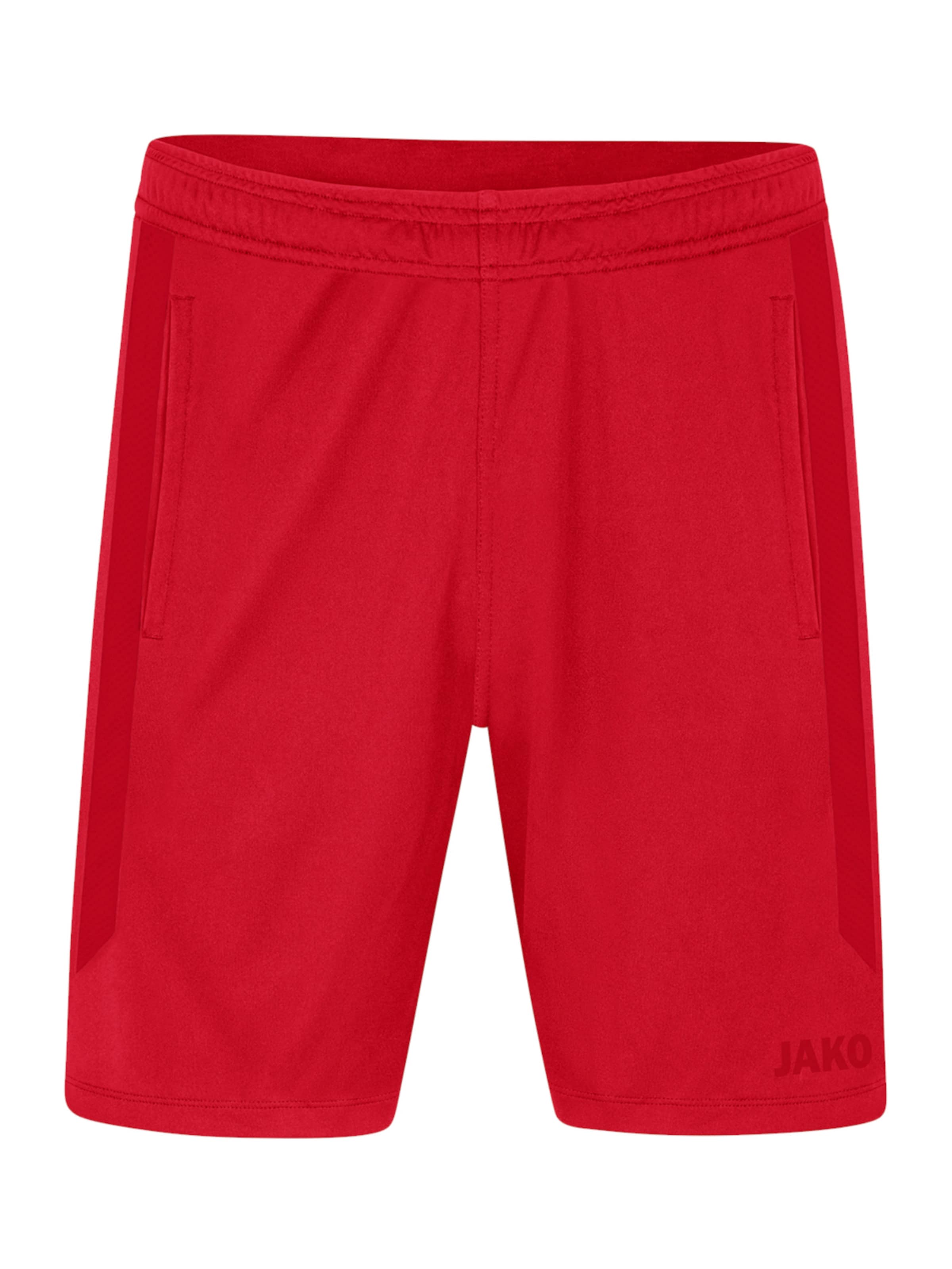 JAKO Workout Pants in Red: front