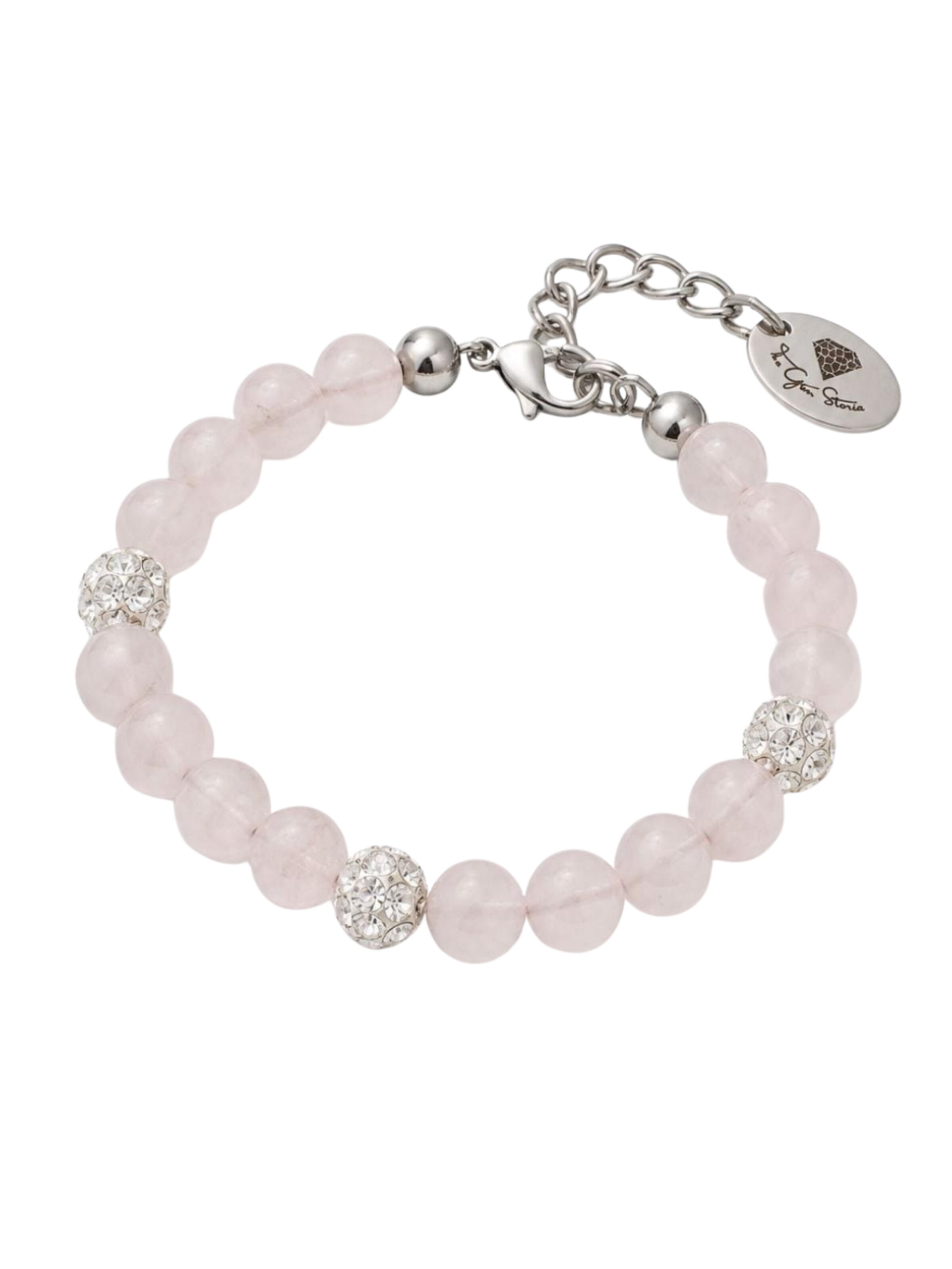 THE GEM STORIES JEWELRY Armband in Roze: voorkant