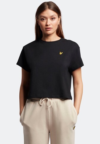 Lyle & Scott T-Shirt in Schwarz: Vorderseite