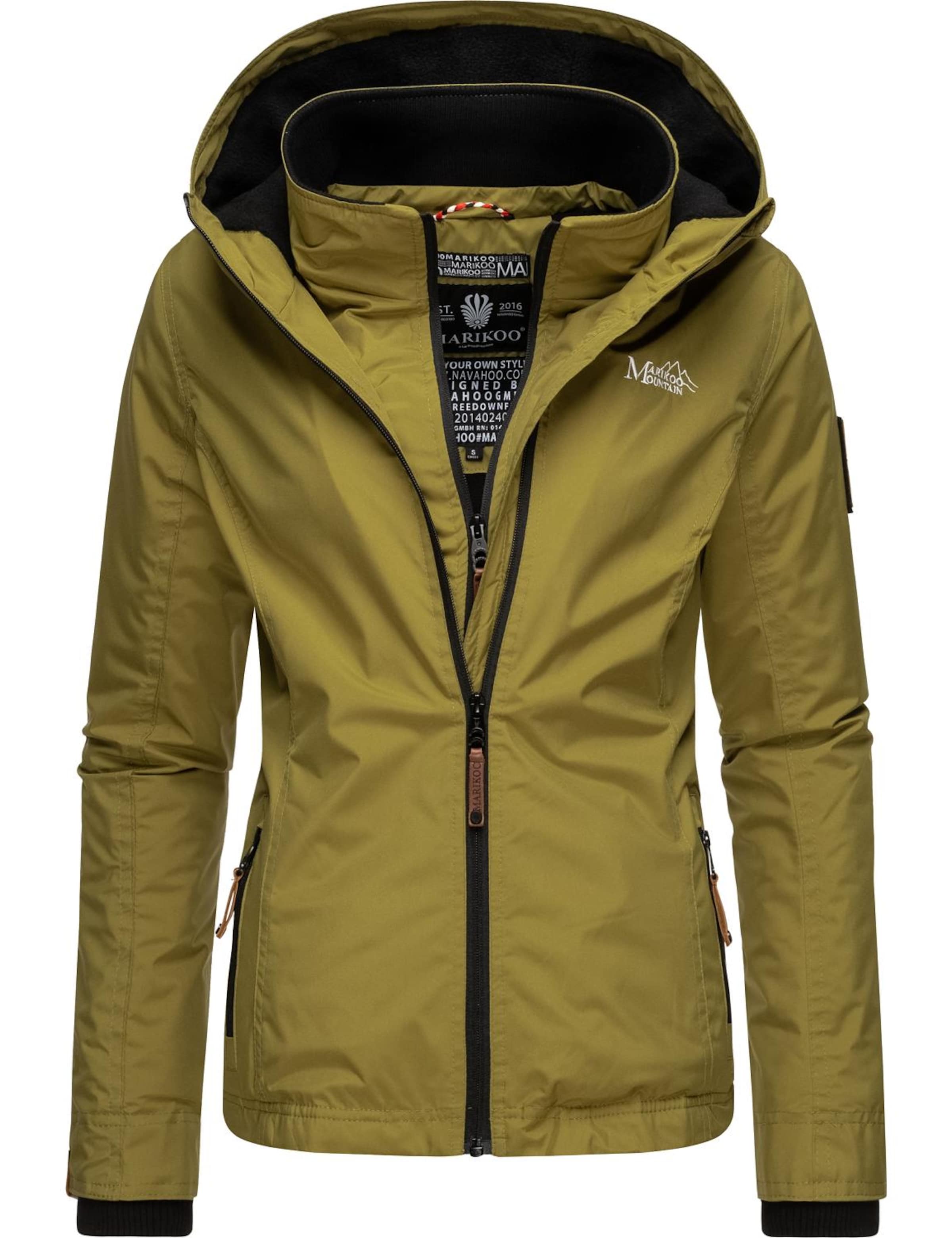 Geacă funcțională 'Erdbeere' de la MARIKOO pe verde: față