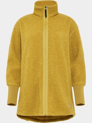 Didriksons Fleecejacke 'Tola' in Gelb: Vorderseite