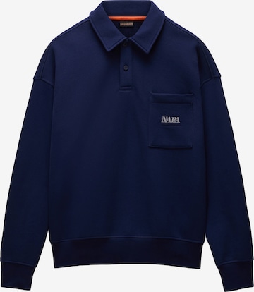 NAPAPIJRI Collegepaita 'Miraat' värissä sininen: etupuoli