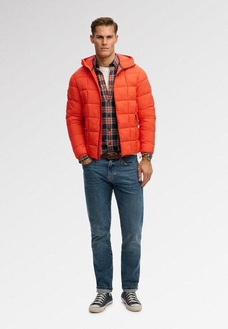 Superdry & Co Prehodna jakna 'Fuji Lite' | oranžna barva