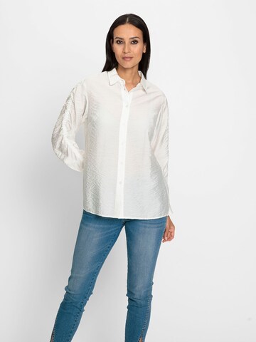 Camicia da donna di heine in bianco: frontale