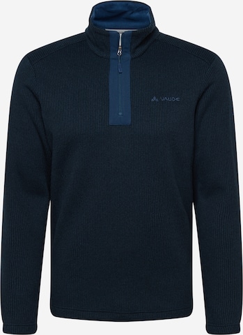 VAUDE Športen pulover 'Tesero' | modra barva: sprednja stran