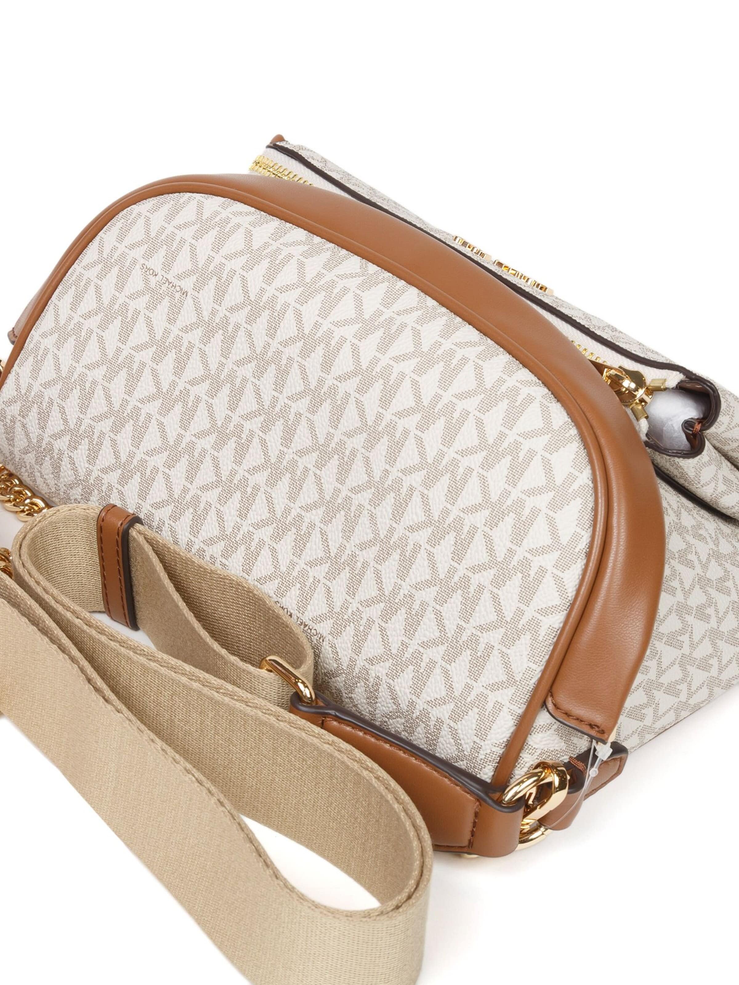 Michael Kors - Bolso de mano 'Slater Medium Chain Sling Pack' en beige