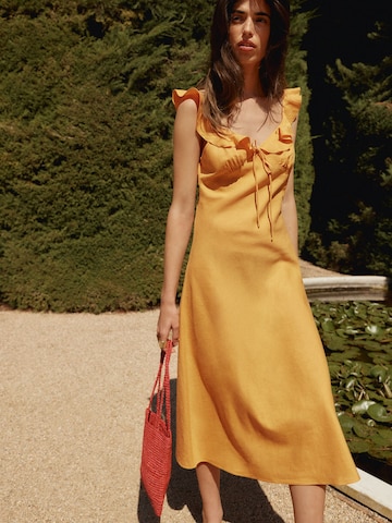 Bhoem Kleid in Orange: Vorderseite