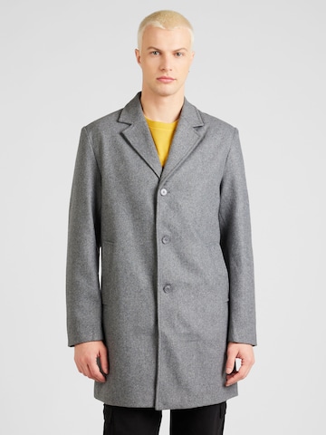 Wemoto Between-seasons coat in Grey: front