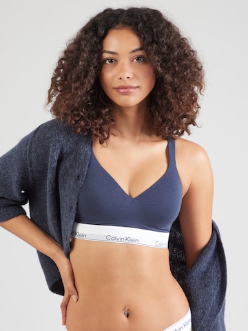 Calvin Klein UnderwearBustier Grudnjak - plava boja: prednji dio