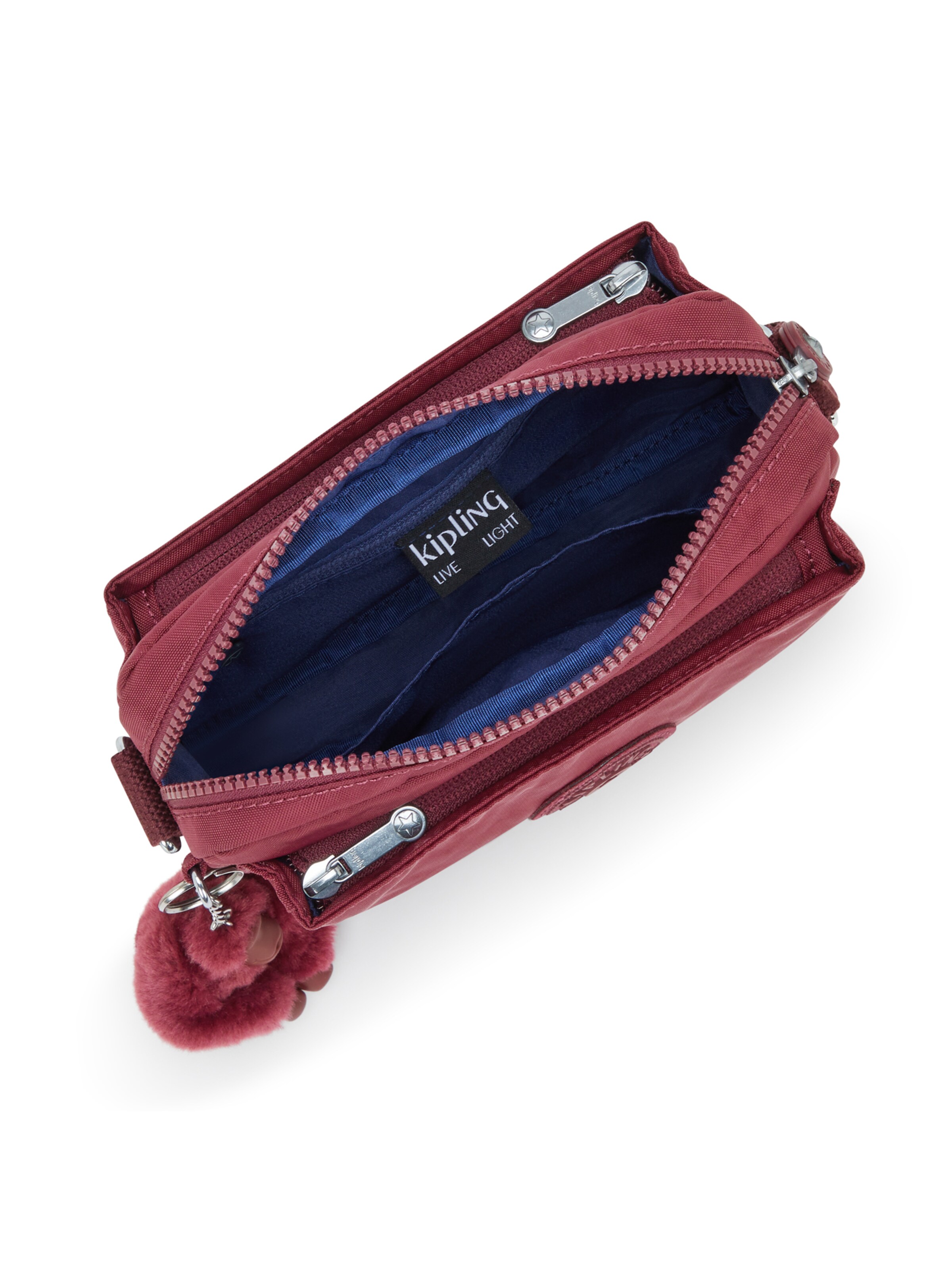 KIPLING Schoudertas 'Abanu' in Rood