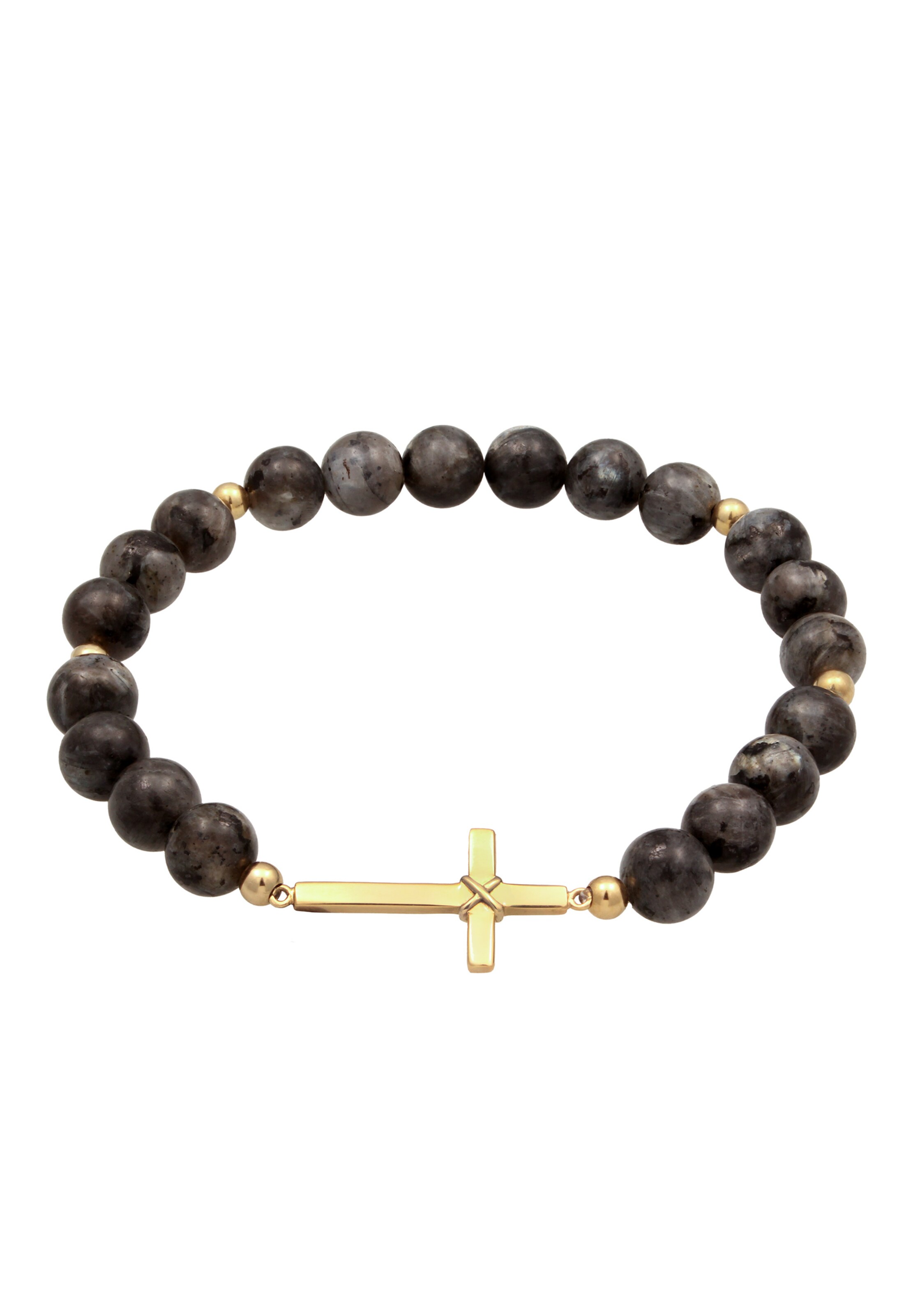 KUZZOI Armband 'Kreuz' in Goud: voorkant