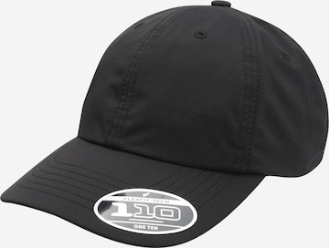Cappello da baseball '110' di Flexfit in nero: frontale