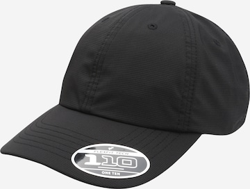 Casquette '110' Flexfit en noir : devant