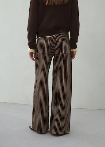 MANGO Loose fit Jeans 'Florchi' in Brown