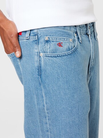 Wide leg Jeans de la Calvin Klein Jeans pe albastru