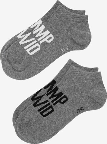 CAMP DAVID Socks in Grey: front