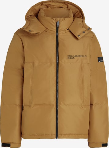 KARL LAGERFELD JEANS Talvitakki värissä ruskea: etupuoli
