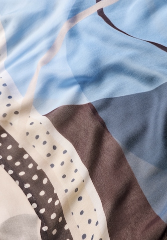 STREET ONE Tuch mit grafischem Muster in Blau