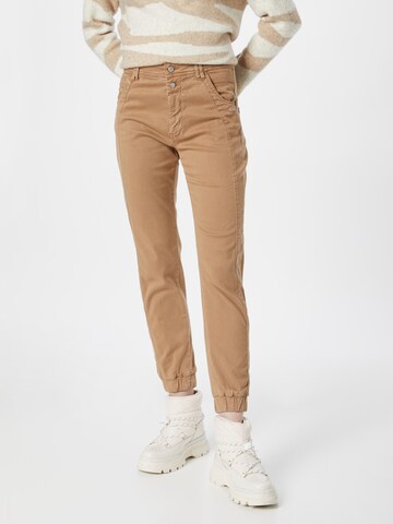 Gang Flared Pants 'Raffaela' in Brown: front