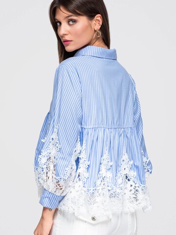 Ombre Blus i blå