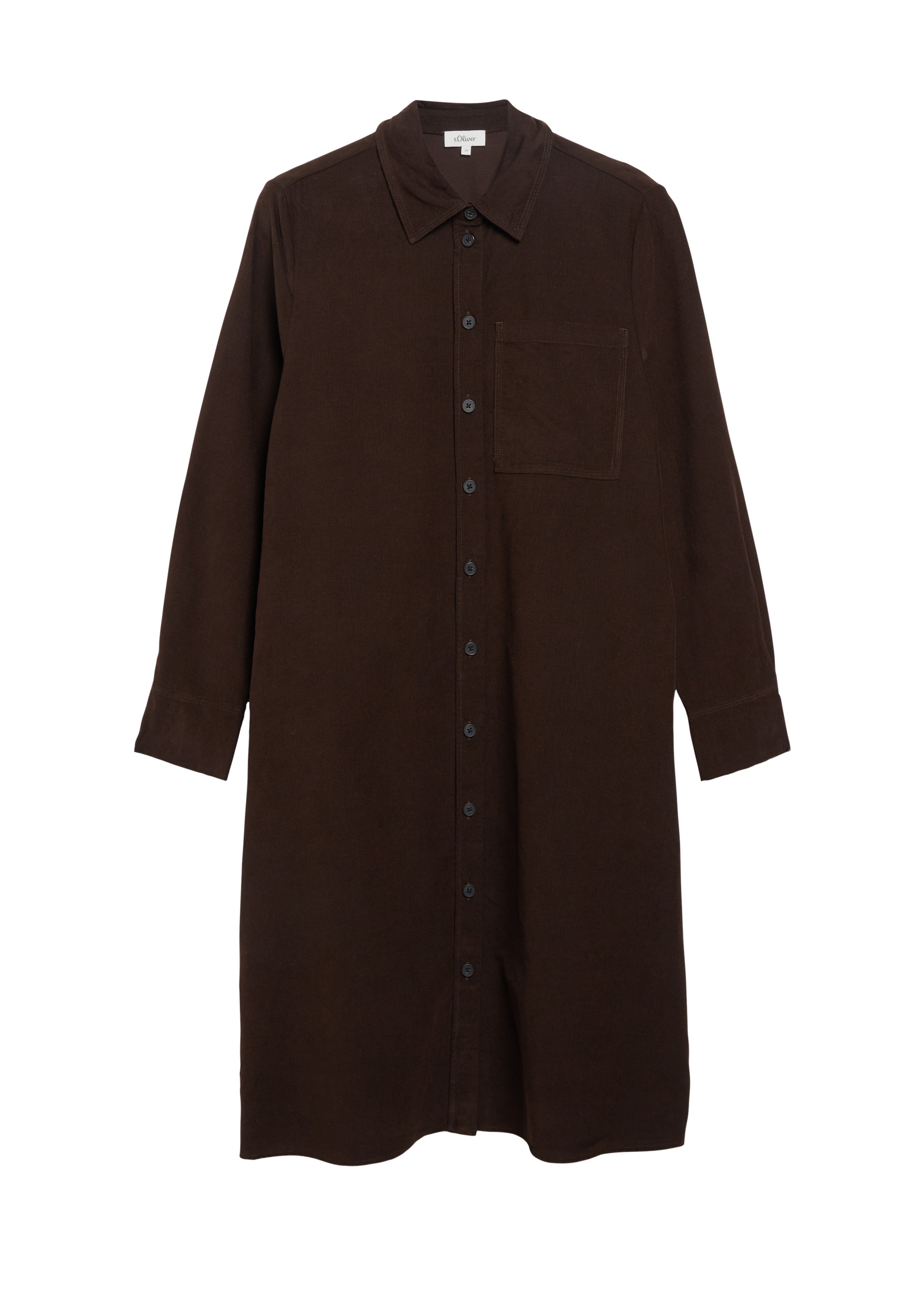 s.Oliver Kleid in Braun: Vorderseite