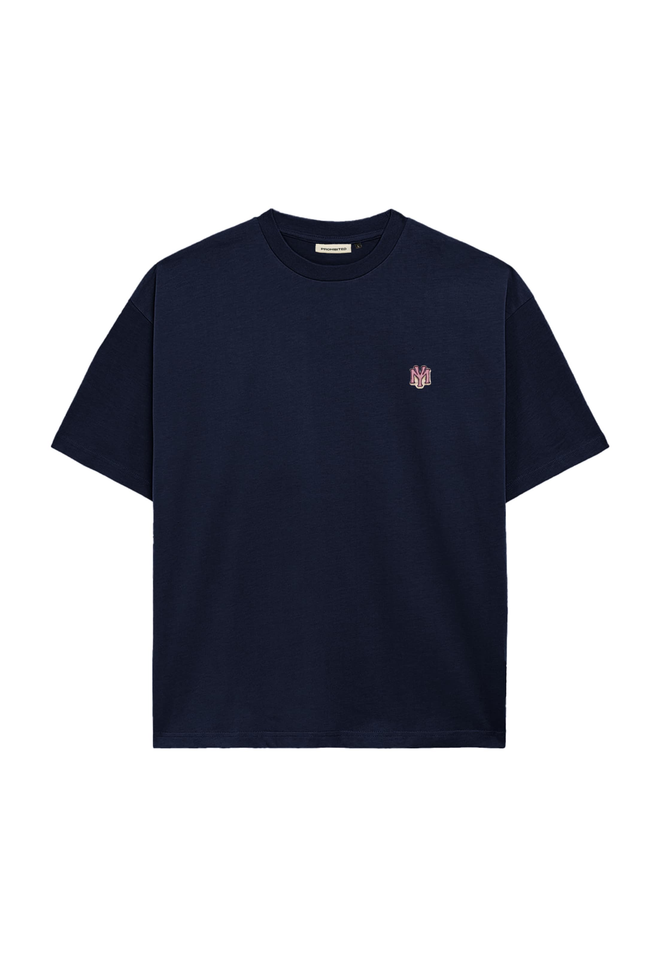 Prohibited Shirt 'Office' in Blauw: voorkant