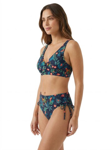BONVERANO Klassisch Bikini 'Damen High Waist Bikini Set mit Twist und Print'‌‌‌‌‌ in Mischfarben