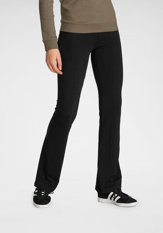 FLASHLIGHTS Boot cut Leggings in Black