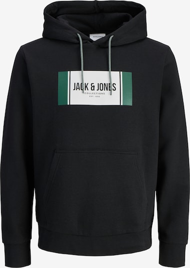 JACK & JONES Collegepaita 'JJHayato' värissä vihreä / musta / valkoinen, Tuotenäkymä