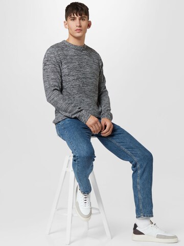 JACK & JONES Pullover 'ELROY' in Schwarz