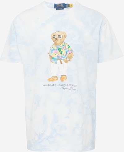 Polo Ralph Lauren Tričko - pastelovo modrá / sépiová / svetložltá / biela, Produkt
