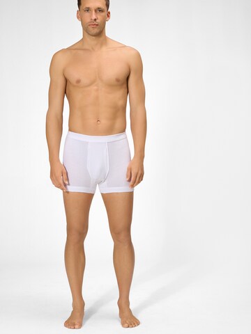Boxers ' Premium Doppelripp ' Ammann en blanc : devant