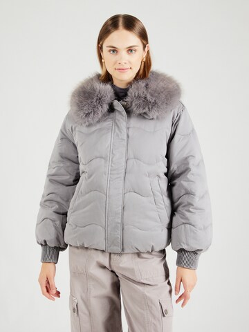 Veste d’hiver NÜMPH en gris : devant