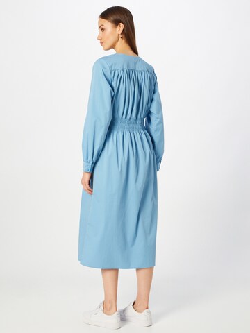 Robe-chemise 'Leonita Lana' MSCH COPENHAGEN en bleu