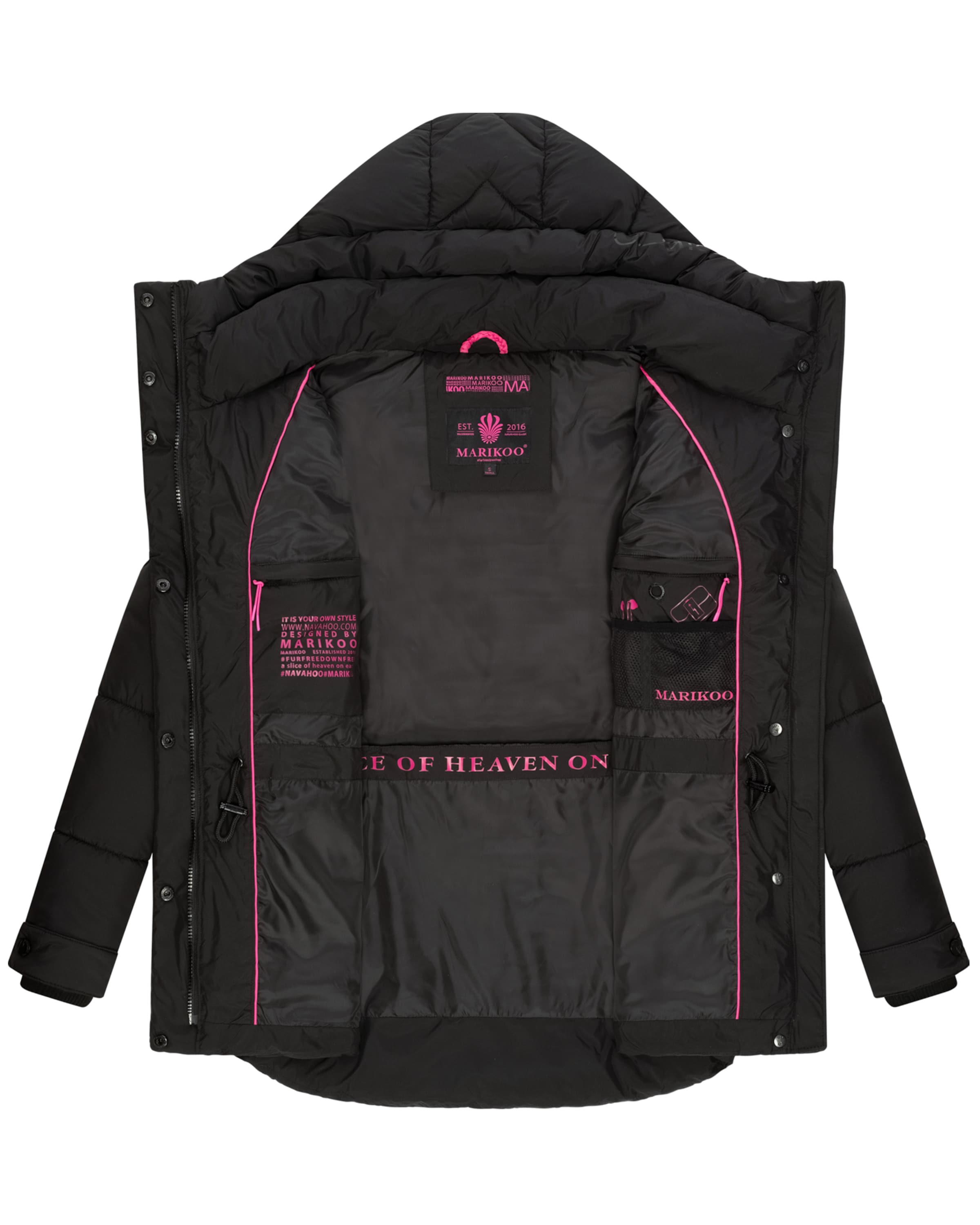 juoda MARIKOO Funkcinė striukė  'Akumaa'