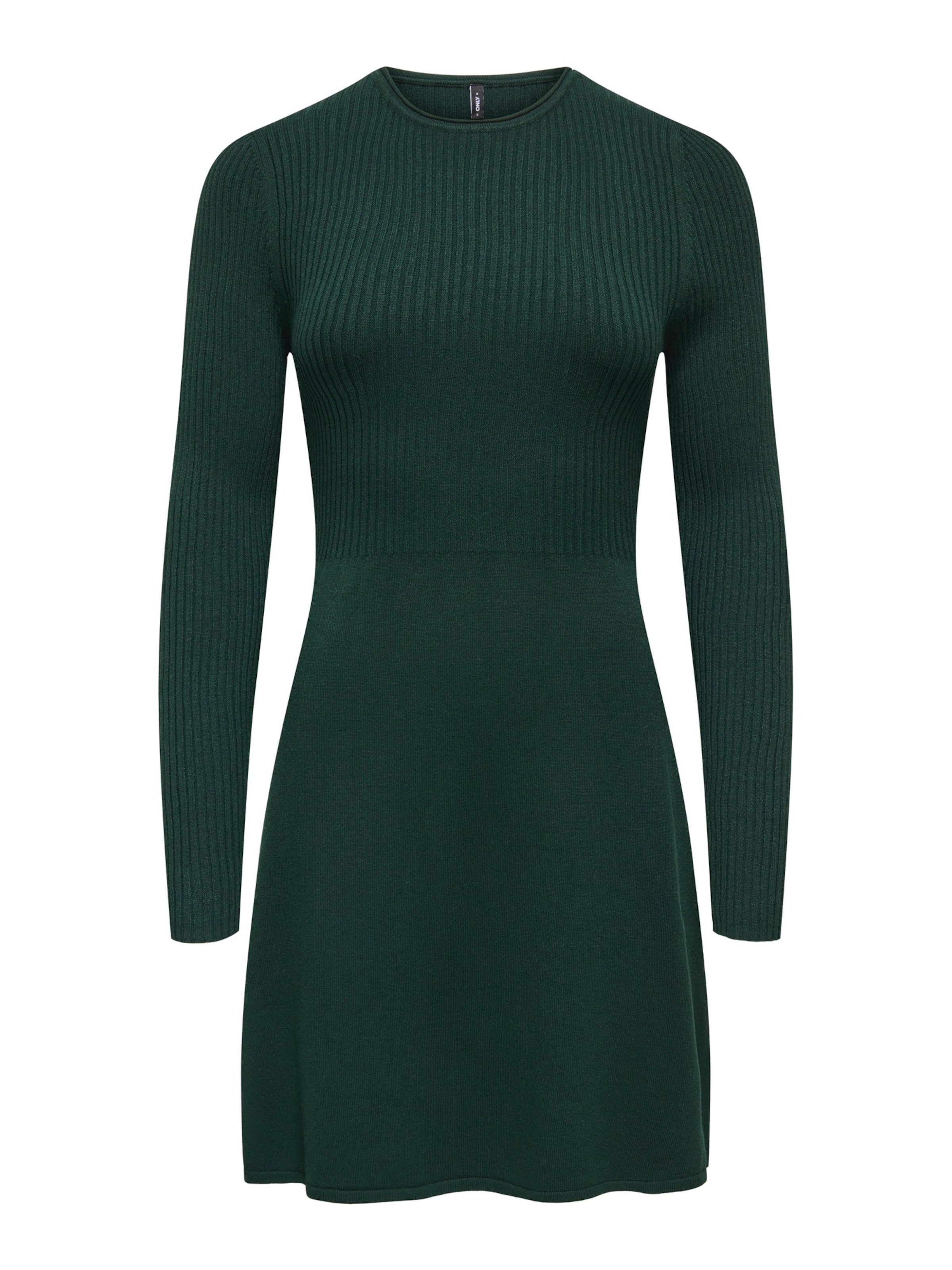 ONLY Kootud kleit 'ONLMISTY', värv roheline: eest vaates