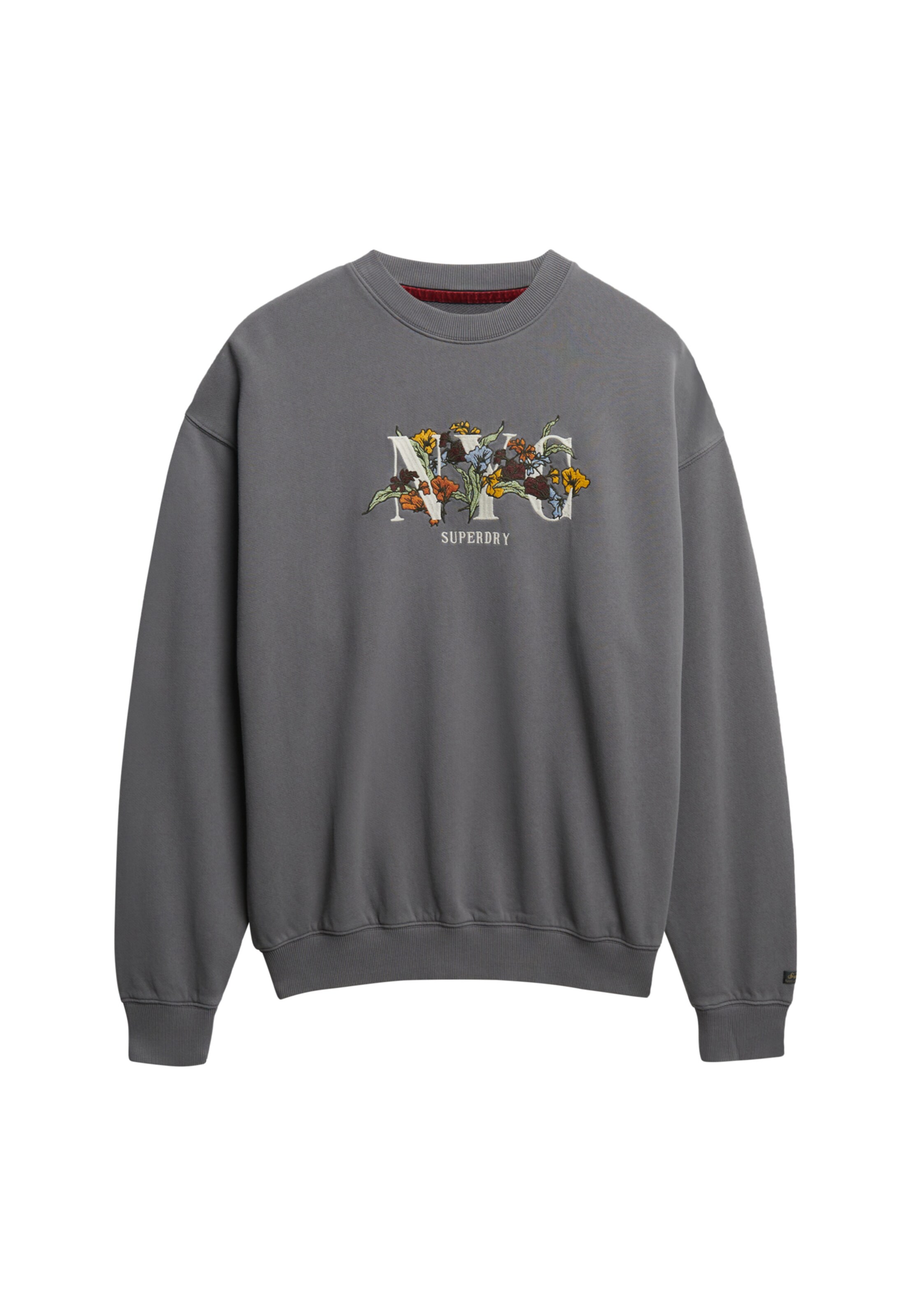 Sweat-shirt Superdry & Co en gris : devant