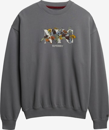 Sweat-shirt Superdry & Co en gris : devant