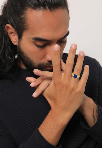 KUZZOI Ring 'Enamel' in Goud: voorkant