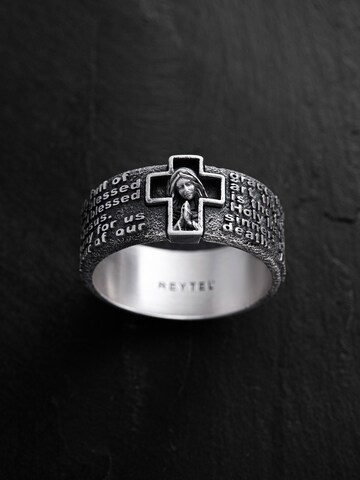 REYTEL Ring 'PRAYER TO HAIL M.' in Silber