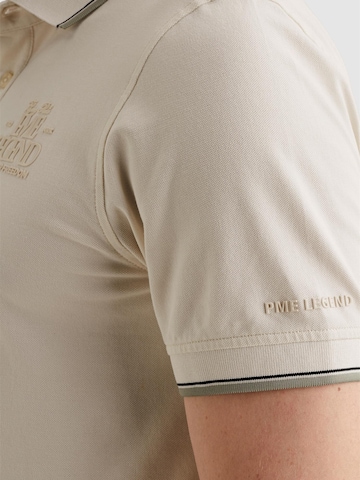 PME Legend - Camiseta 'Polo shirt in piqué with artwork' en blanco