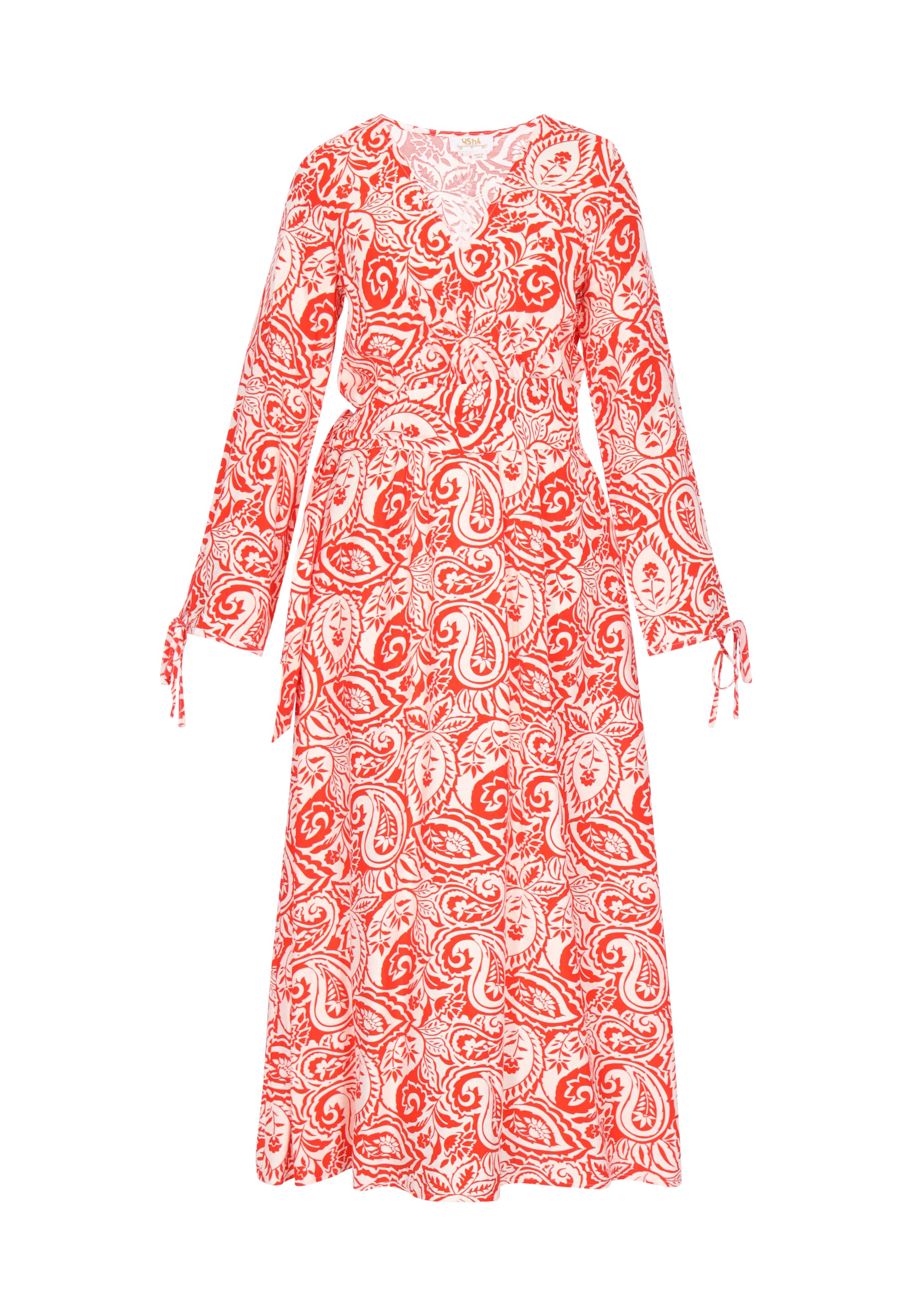 usha FESTIVAL Robe en homard / rose / blanc, Vue avec produit