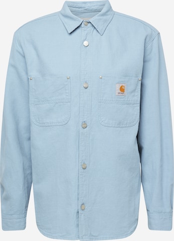 Chemise 'Walter' Carhartt WIP en bleu : devant